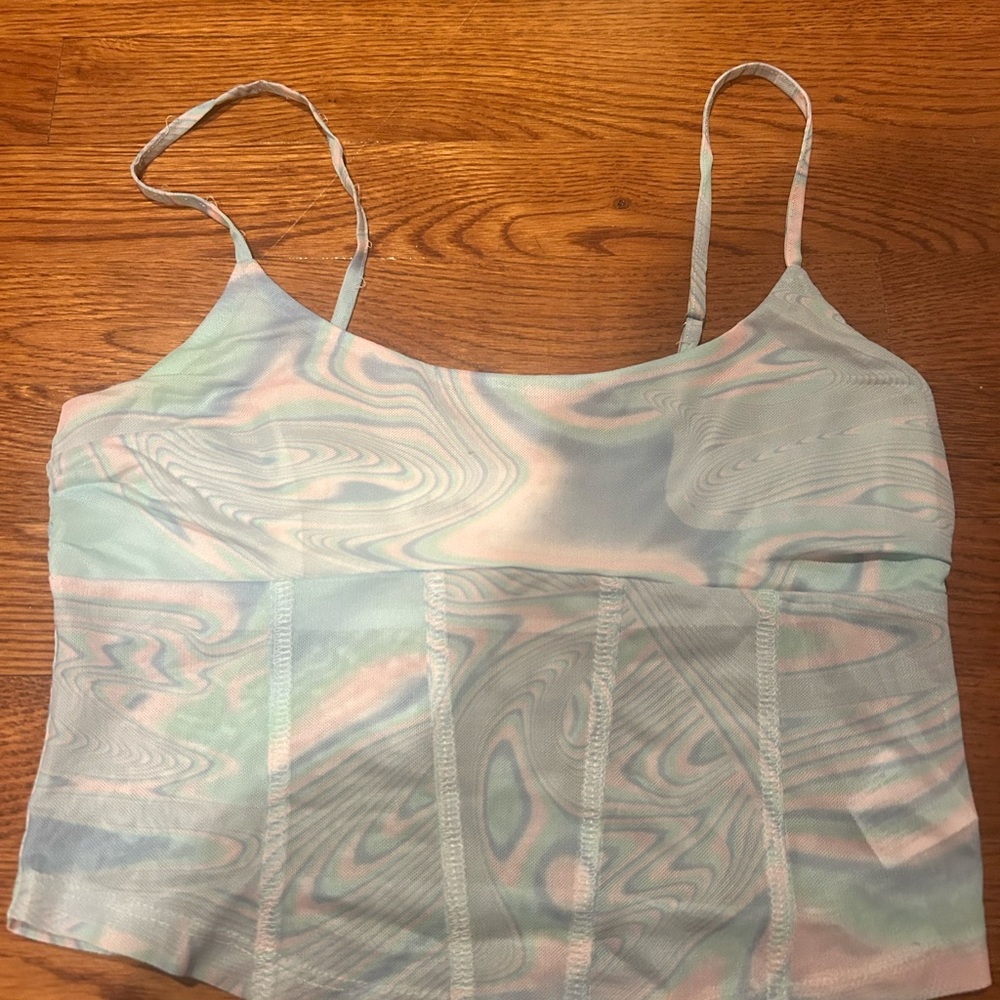 Elodie Pastel Swirl Tank Top